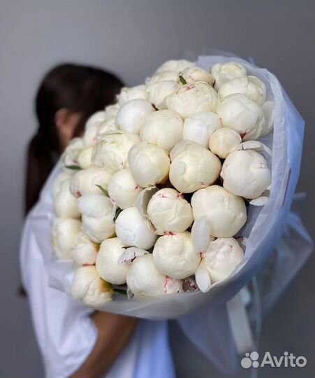 Пионы букет