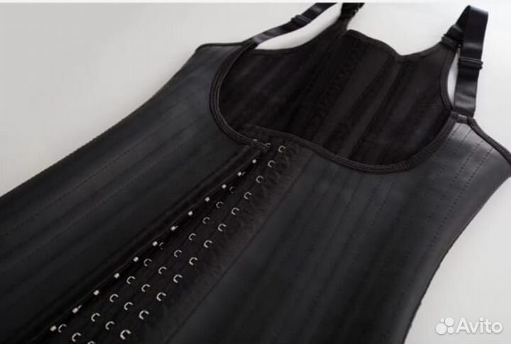 Фитнес корсет для похудения бежевый, новый AFBshop