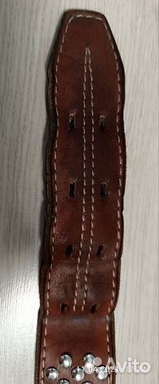 Ошейник из натуральной кожи для собак