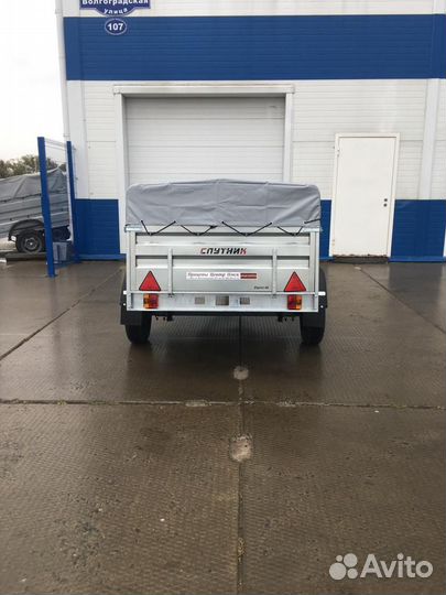 Прицеп Спутник 2,04х1,3(480борт) оцинкованный