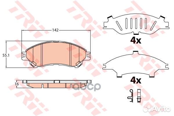 GDB3633 Колодки тормозные suzuki SX4 13/vitara
