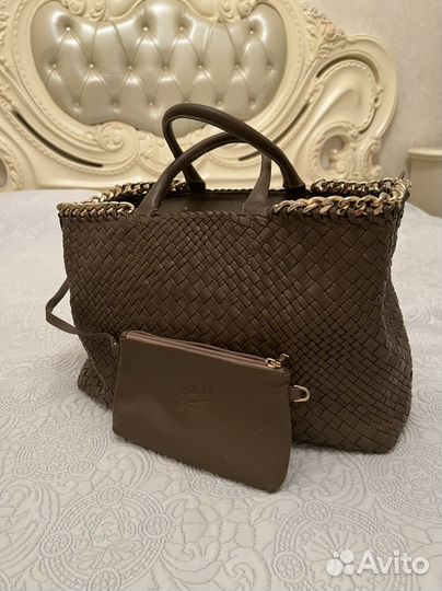 Сумка натуральная кожа италия Ghibli