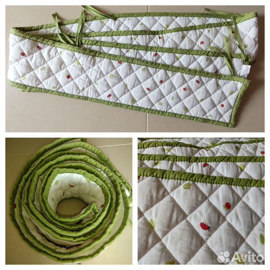 Мягкие бортики в кроватку IKEA