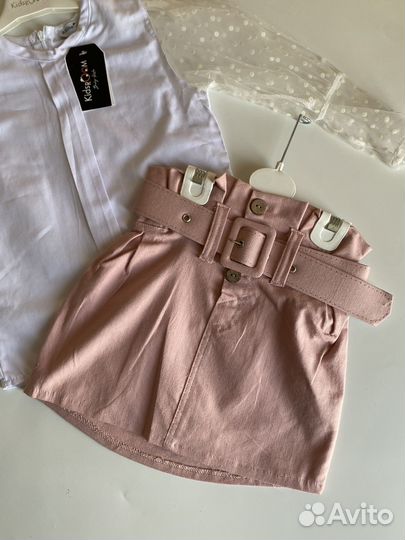 Комплект с юбкой для девочки 116