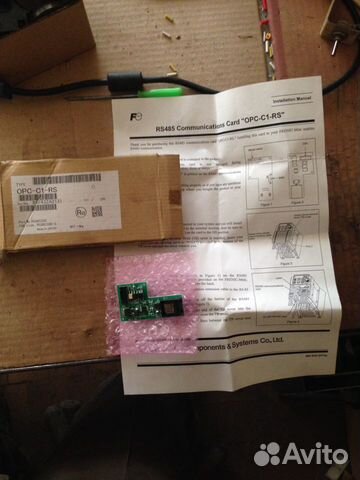 Fuji Коммуникационная карта RS485, модель OPC-C1-R