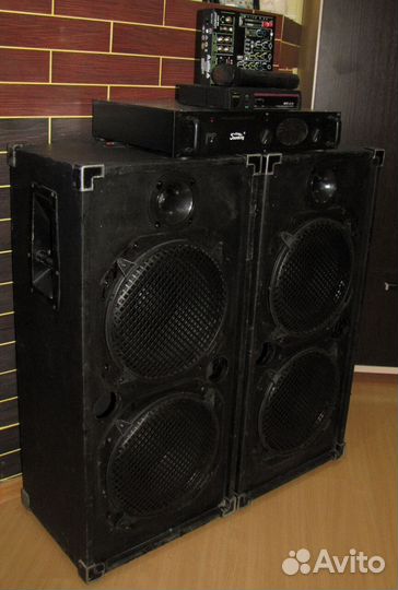 Колонки XL-Pro 1500W Усилитель Микшер-FX Микрофон