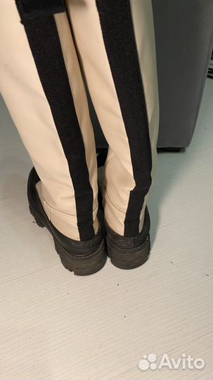 Сапоги женские бежевые 38