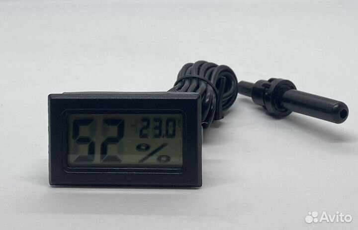 Цифровой Гигрометр термометр встраиваемый мини