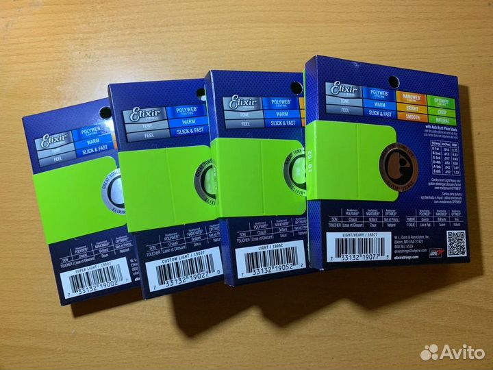 Струны Elixir Optiweb / Nanoweb оригинал