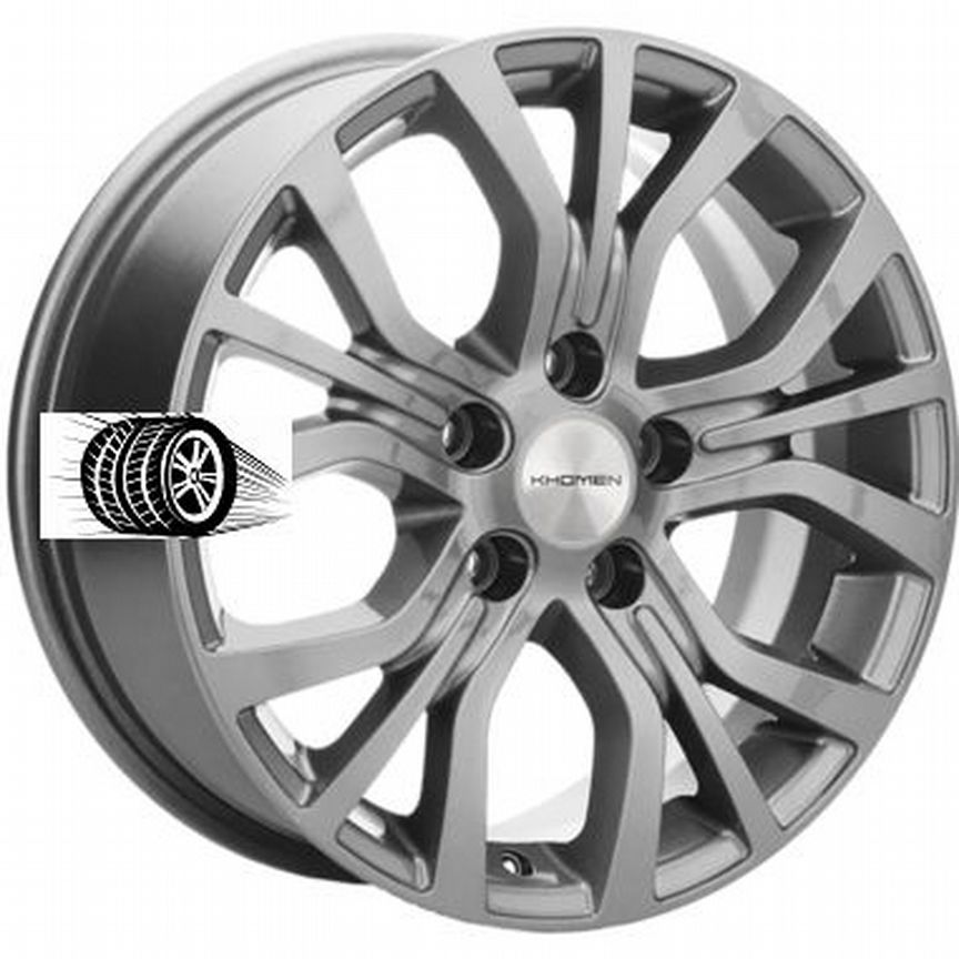 Литые диски Khomen Wheels 6.5×R16 5×114.3