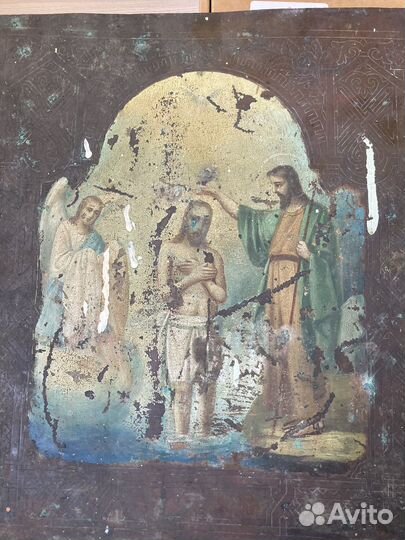 Икона-хоругвь 19 век