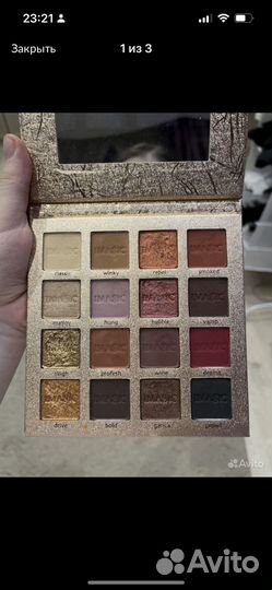 Палетки теней для глаз и лица