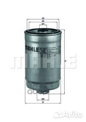 Фильтр топливный KC1011 Mahle/Knecht