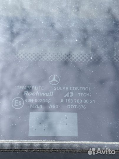 Мерседес ML w163 люк в крышу