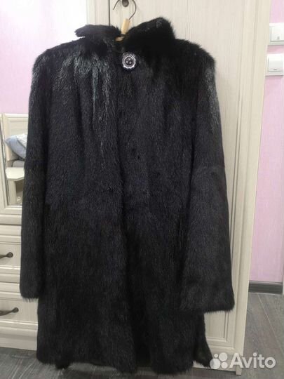 Шуба стриженный бобрик