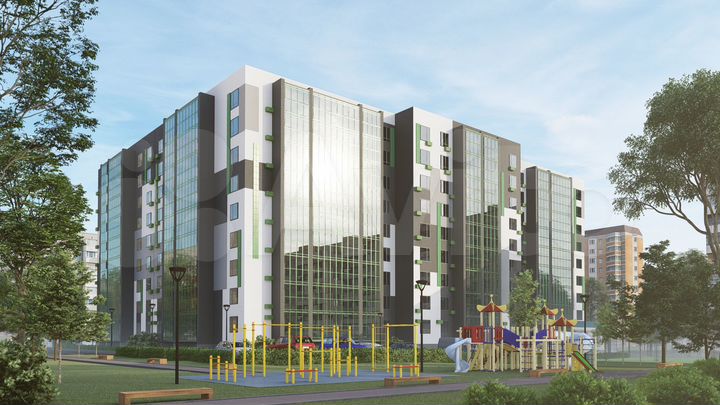 1-к. квартира, 43,1 м², 2/9 эт.