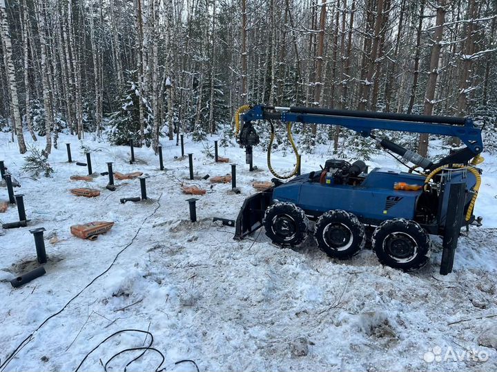 Винтовые сваи под ключ с монтажом