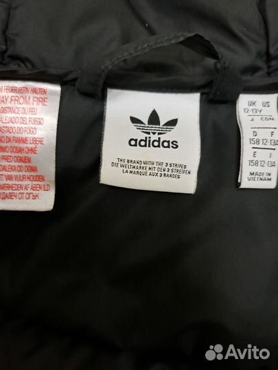 Куртка-пуховик adidas 158см