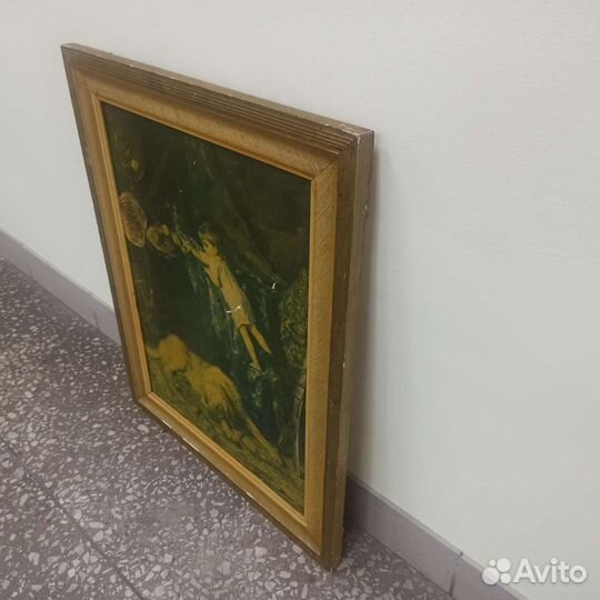 Советская Картина В Раме Репродукция Сделано СССР