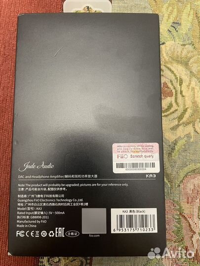 Цап FiiO KA3 32Bit/768kHz DSD512