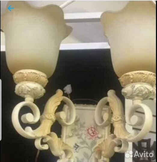 Люстра потолочная и бра