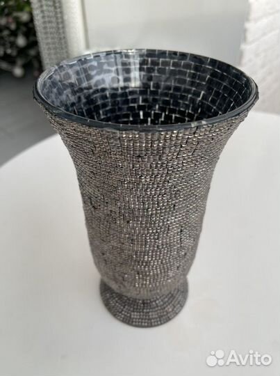 Ваза для цветов стекло высота 23 см