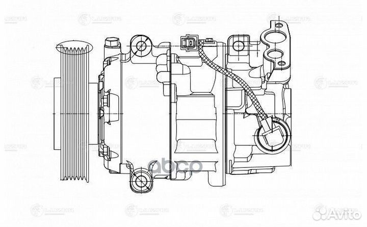 Компрессор кондиционера renault megane III 08