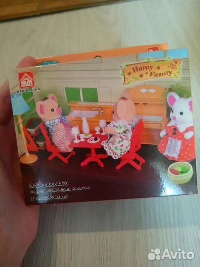 Набор игрушечной мебели для кухни Happy family