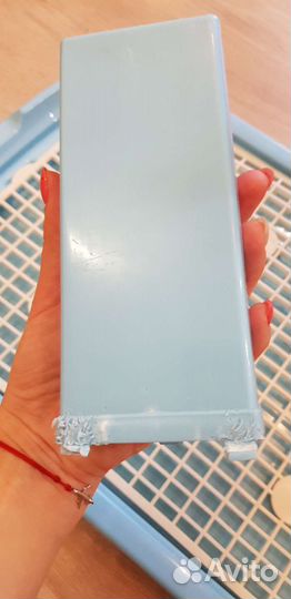 Лоток для собак со столбиком