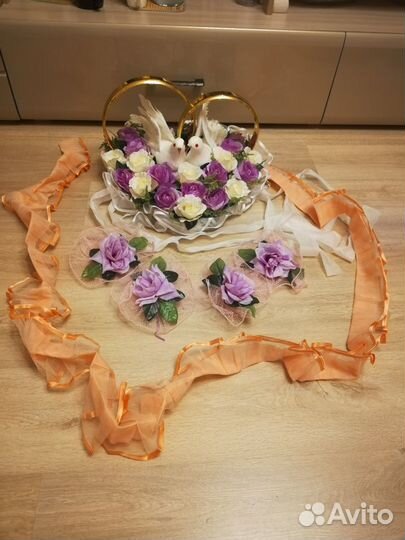 Свадебное укашение на авто