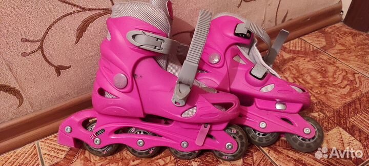 Роликовые коньки детские раздвижные 32-35