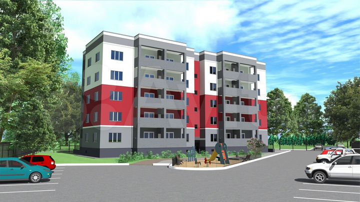 2-к. квартира, 67,1 м², 2/5 эт.