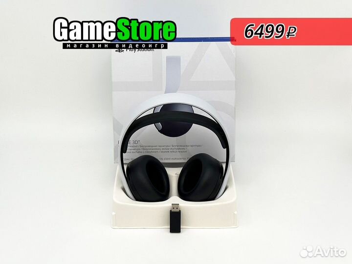 Pulse 3D черный/белый 4 Wireless Headset (б/у