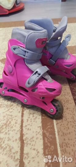Роликовые коньки детские раздвижные