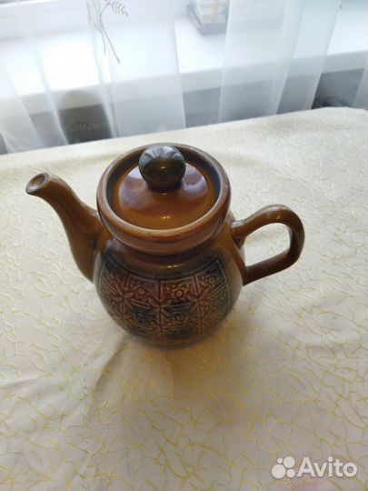 Чайник заварочный СССР керамический