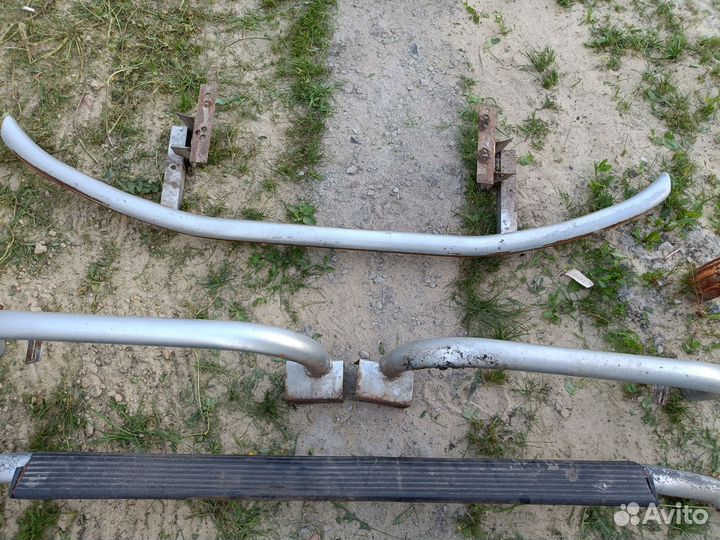 Силовые пороги, защита бамперов УАЗ патриот