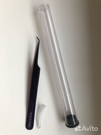 Пинцет для наращивания ресниц vivienne