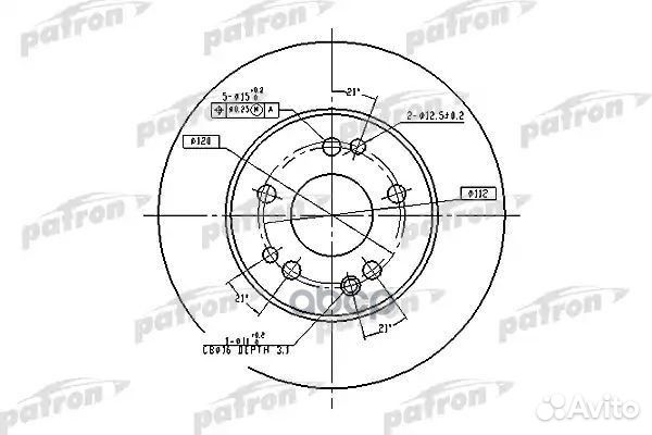 Диск тормозной передн mercedes-benz: coupe 87-9
