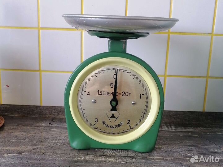 Весы кухонные механические СССР винтаж