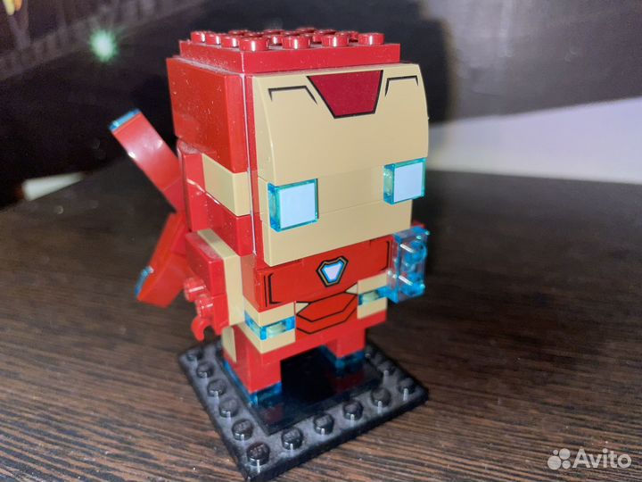 Lego marvel brick heads 41604