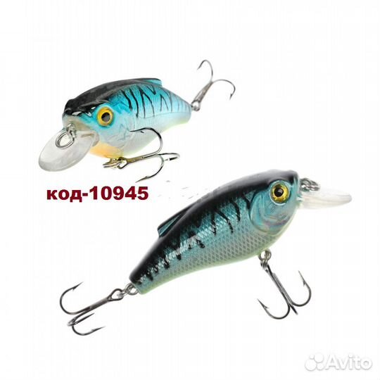 Воблер дл 50 мм 7.6 гр, 0-1 м Amafish bass babby