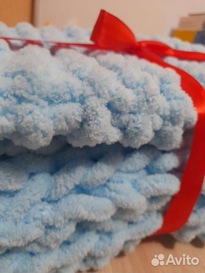 Вязаный плед