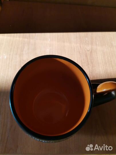 Кружка с ложкой керамическая 360 мл