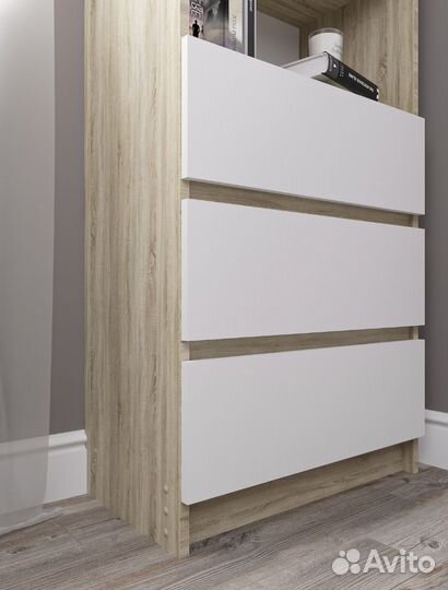 Стеллаж новый белый