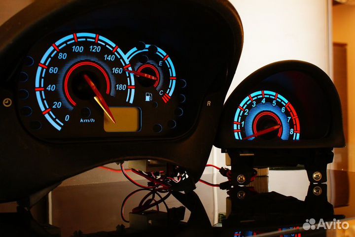 Fiat Seicento (98-10) Тюнинг шкалы приборов