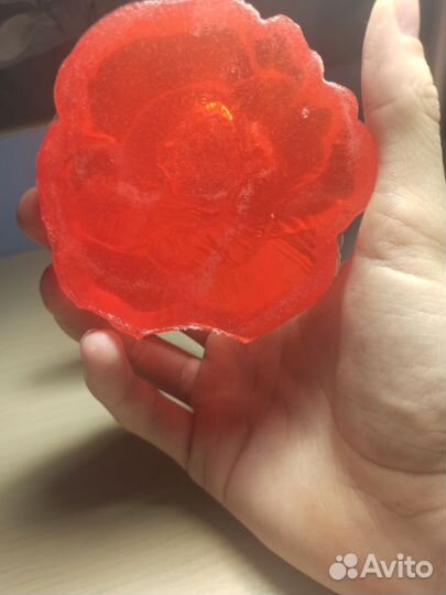 Мыло-розочка