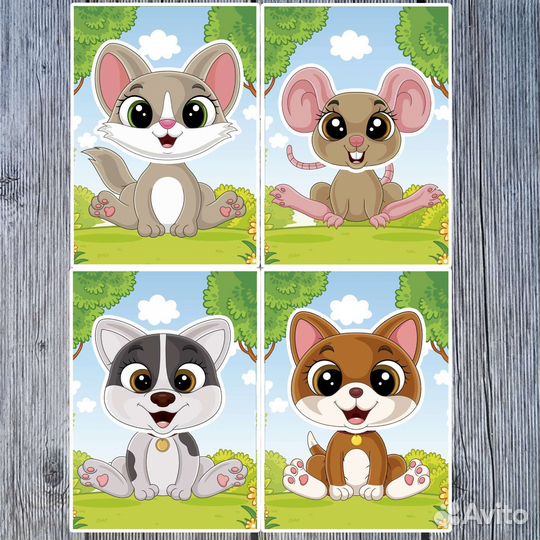 Весёлые мордашки