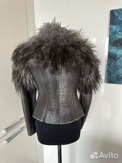 Дублёнка винтаж лама