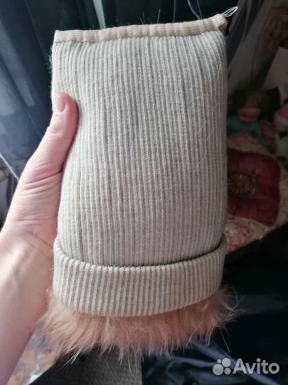 Шапка женская из меха песца