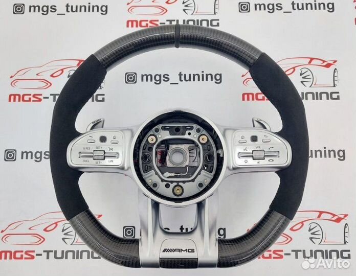 Руль E63 AMG Карбон на Mercedes E-Class W213